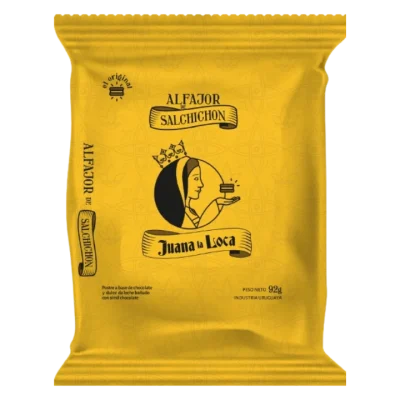 Alfajor Salchichon Juana la Loca Negro