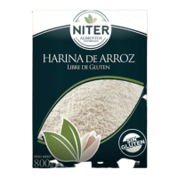 Harina de Arroz Sin Gluten 800gr