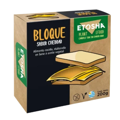 Fetas sabor Cheddar