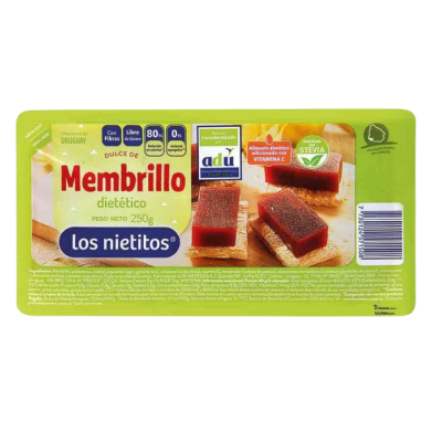 Dulce de Membrillo Los Nietitos Dietetico 250gr