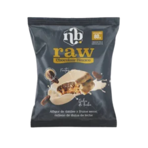 Alfajor Raw NB Choco Blanco