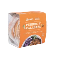 Hamburguesas Beans Puerro y Calabaza