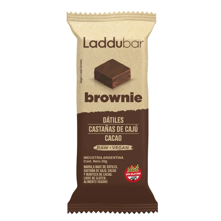 Barrita Laddubar de Datiles, Brownie y Castañas de Caju