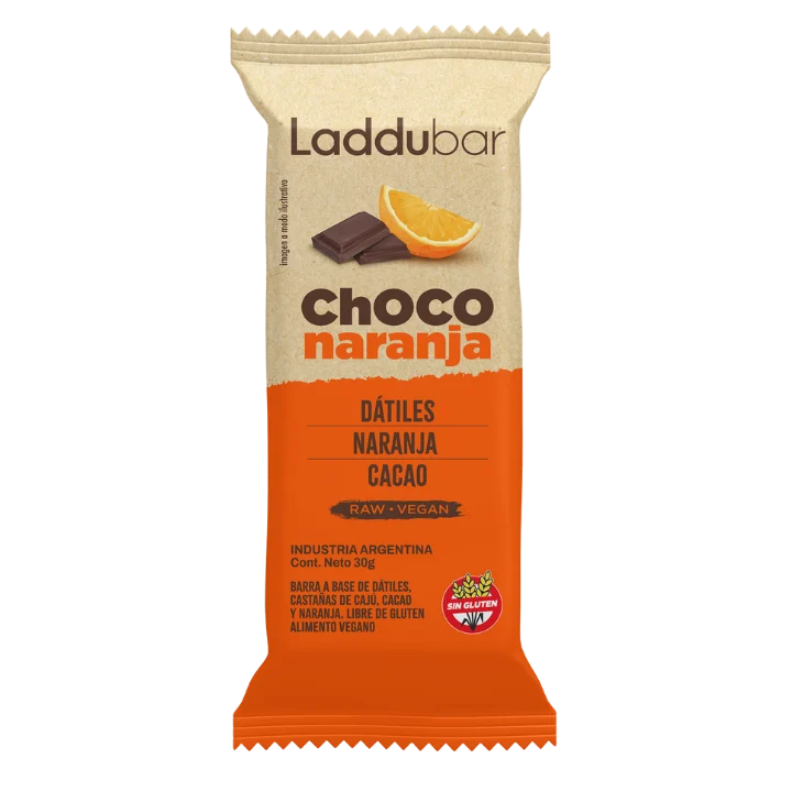 Barrita Laddubar de Datiles, Naranja y Cacao