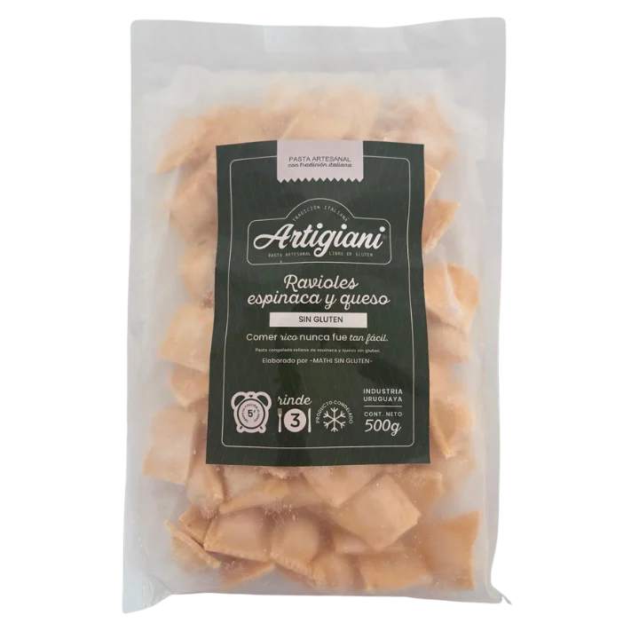 Ravioles de Espinaca y Queso