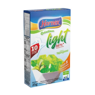 Gelatina Hornex de Manzana Light