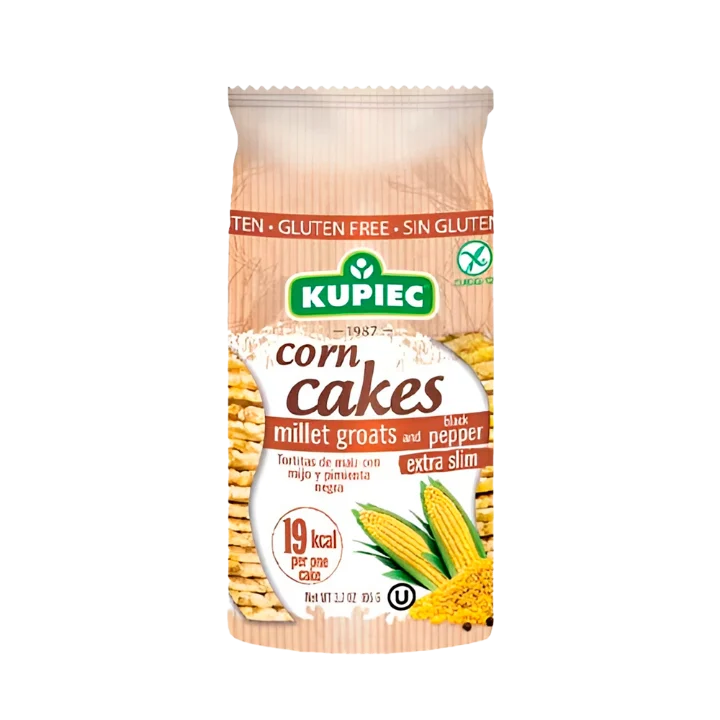 Galletas de Maiz Kupiec sabor Mijo y Pimienta