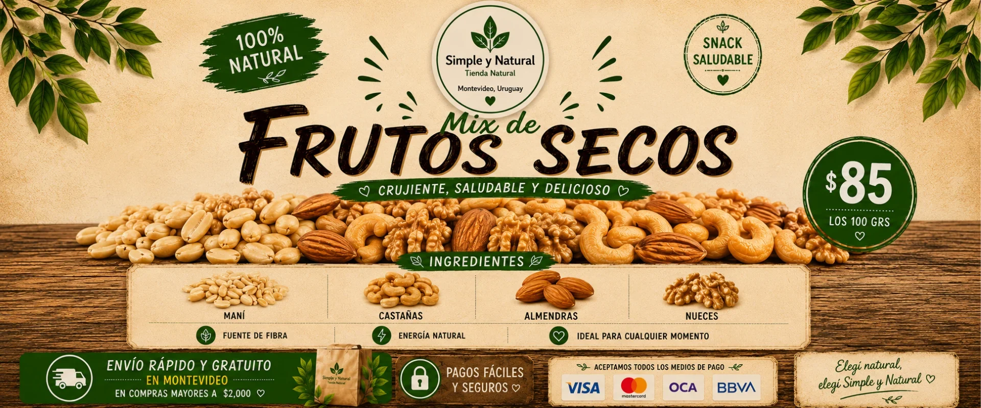 Banner Grande Mix Frutos Secos